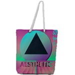 Vaporwave Aesthetic Full Print Rope Handle Tote (Large)