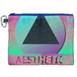 Vaporwave Aesthetic Canvas Cosmetic Bag (XXL)