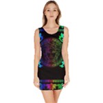 Rainbow Medusa  Bodycon Dress