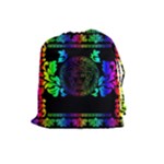 Rainbow Medusa  Drawstring Pouch (Large)