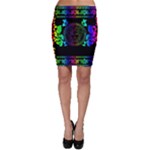 Rainbow Medusa  Bodycon Skirt