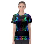 Rainbow Medusa  Women s Sport Mesh Tee