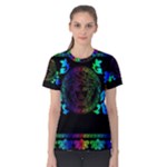 Rainbow Medusa  Women s Cotton Tee