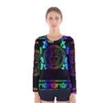 Rainbow Medusa  Women s Long Sleeve Tee