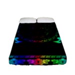 Rainbow Medusa  Fitted Sheet (Full/ Double Size)