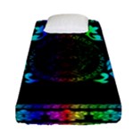 Rainbow Medusa  Fitted Sheet (Single Size)