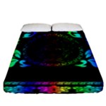 Rainbow Medusa  Fitted Sheet (King Size)