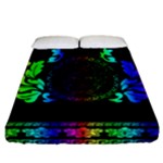 Rainbow Medusa  Fitted Sheet (California King Size)