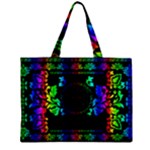 Rainbow Medusa  Zipper Mini Tote Bag