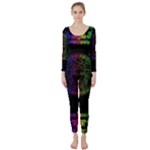 Rainbow Medusa  Long Sleeve Catsuit