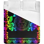 Rainbow Medusa  Duvet Cover (California King Size)