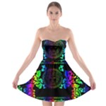 Rainbow Medusa  Strapless Bra Top Dress