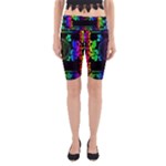 Rainbow Medusa  Yoga Cropped Leggings