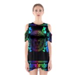 Rainbow Medusa  Shoulder Cutout One Piece