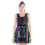 Rainbow Medusa  Scoop Neck Skater Dress