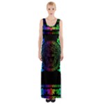 Rainbow Medusa  Maxi Thigh Split Dress