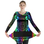 Rainbow Medusa  Long Sleeve Tunic 