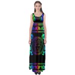 Rainbow Medusa  Empire Waist Maxi Dress