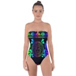 Rainbow Medusa  Tie Back One Piece Swimsuit