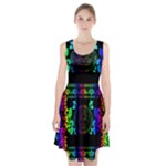 Rainbow Medusa  Racerback Midi Dress