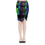 Rainbow Medusa  Midi Wrap Pencil Skirt