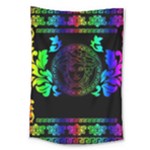 Rainbow Medusa  Large Tapestry