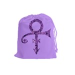 Prince Symbol Drawstring Pouch (Large)