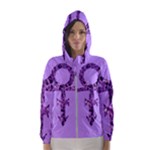 Prince Symbol Hooded Wind Breaker (Women)