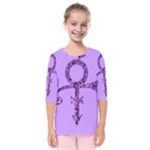 Prince Symbol Kids  Quarter Sleeve Raglan Tee