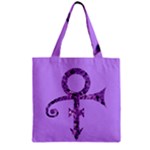 Prince Symbol Zipper Grocery Tote Bag