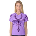 Prince Symbol V-Neck Sport Mesh Tee