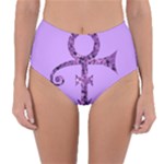 Prince Symbol Reversible High-Waist Bikini Bottoms