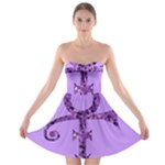 Prince Symbol Strapless Bra Top Dress