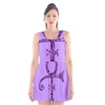 Prince Symbol Scoop Neck Skater Dress