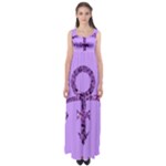 Prince Symbol Empire Waist Maxi Dress