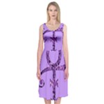 Prince Symbol Midi Sleeveless Dress