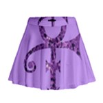 Prince Symbol Mini Flare Skirt