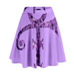 Prince Symbol High Waist Skirt