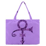 Prince Symbol Zipper Medium Tote Bag