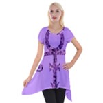 Prince Symbol Short Sleeve Side Drop Tunic