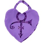 Prince Symbol Giant Heart Shaped Tote