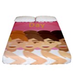 international Womens Day Fitted Sheet (King Size)