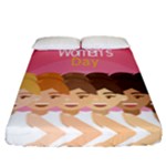 international Womens Day Fitted Sheet (California King Size)