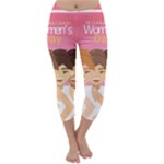 international Womens Day Capri Winter Leggings 