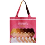 international Womens Day Zipper Grocery Tote Bag