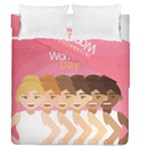 international Womens Day Duvet Cover Double Side (Queen Size)