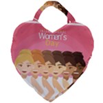 international Womens Day Giant Heart Shaped Tote