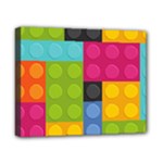 pink Building Blocks Canvas 10  x 8  (Stretched)