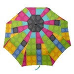 pink Building Blocks Folding Umbrella