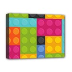 pink Building Blocks Deluxe Canvas 16  x 12  (Stretched) 